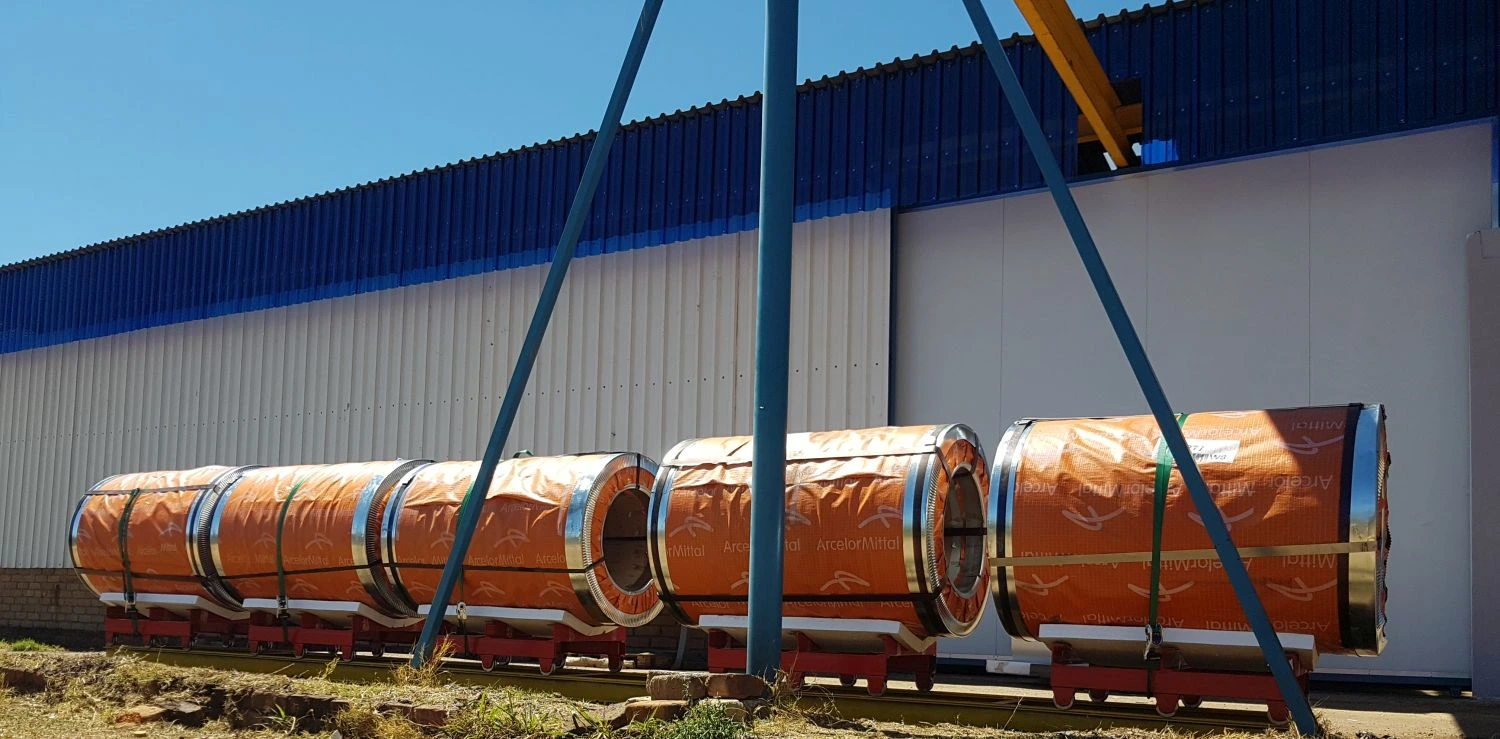 Insulation cladding coils at Frigipan