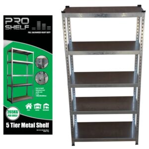 ProShelf 5 Tier Metal Shelf - Fully Galvanised