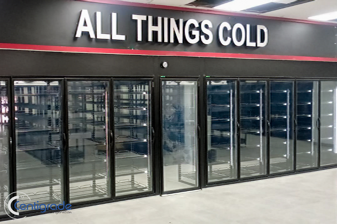 Customer-built retail cold-storage application