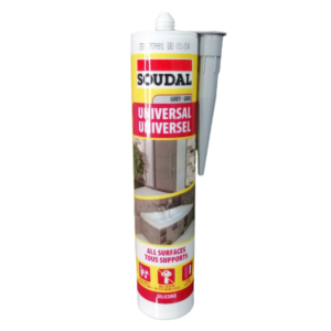 Soudal Acetoxy Silicone - Grey